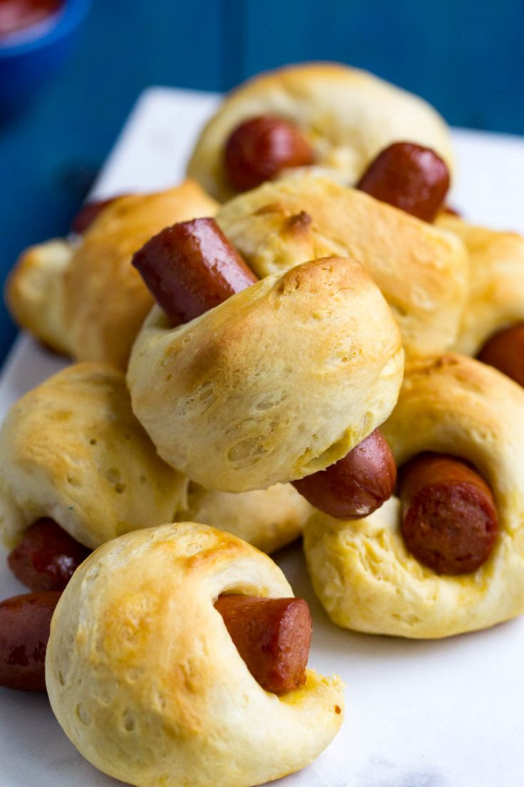 Easy Traeger Pigs in a Blanket Grilled Biscuit Hot Dogs