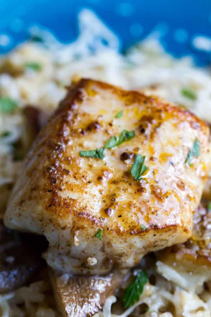 Pan Seared Lingcod