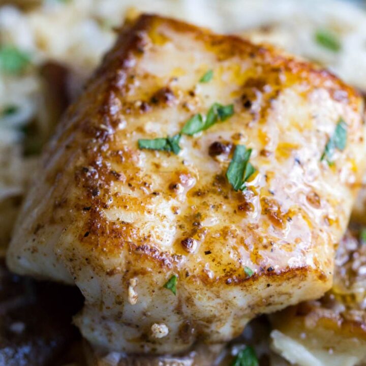Pan Seared Lingcod