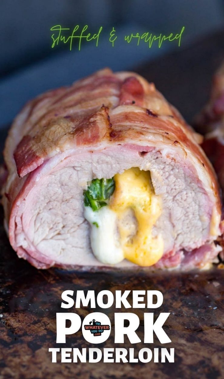 Traeger Smoked and Stuffed Pork Tenderloin