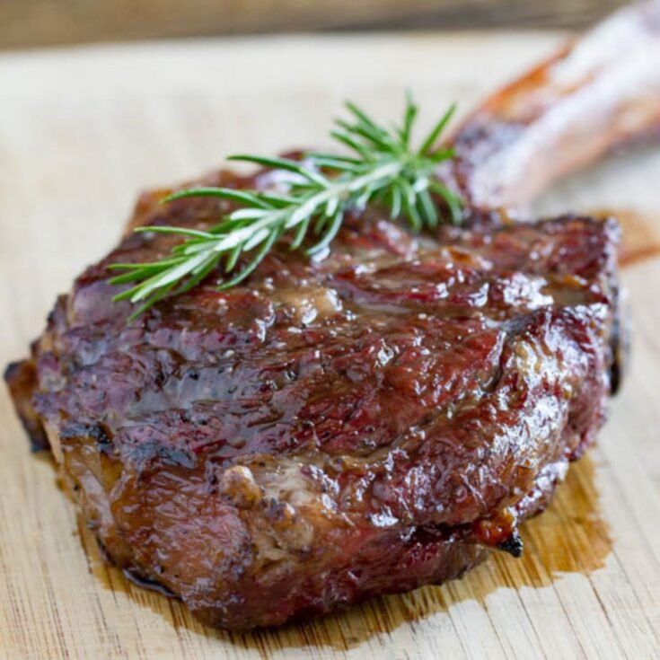 Traeger Tomahawk Steak