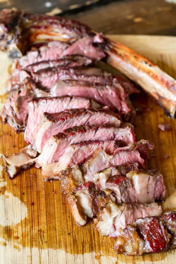 traeger cowboy steak
