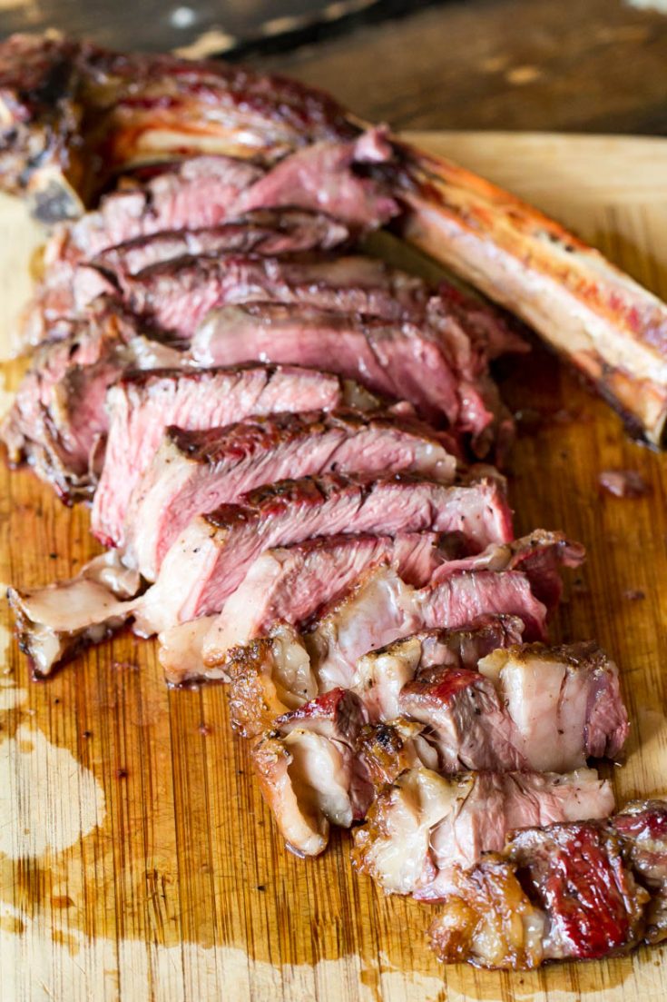 smoked tomahawk steak smoked tomahawk steak