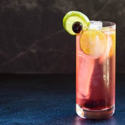 Cherry Gin and Tonic