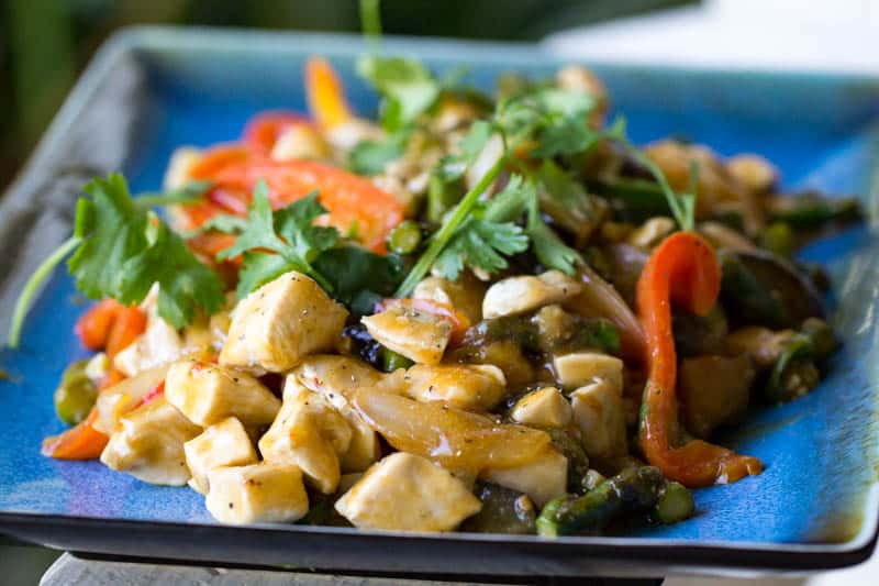 Chicken and Eggplant StirFry Easy dinner recipe