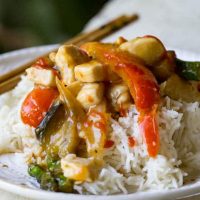 Chicken and Eggplant Stir-Fry
