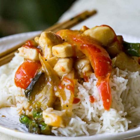 Chicken and Eggplant Stir-Fry-image