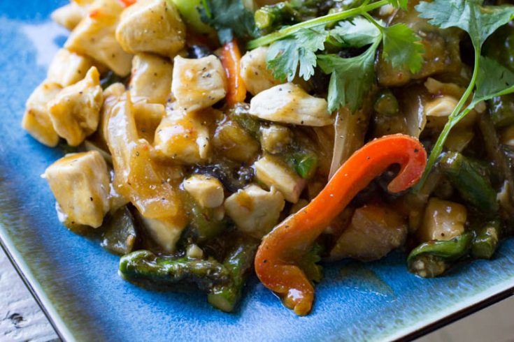 Chicken and Eggplant Stir-Fry - Easy dinner recipe