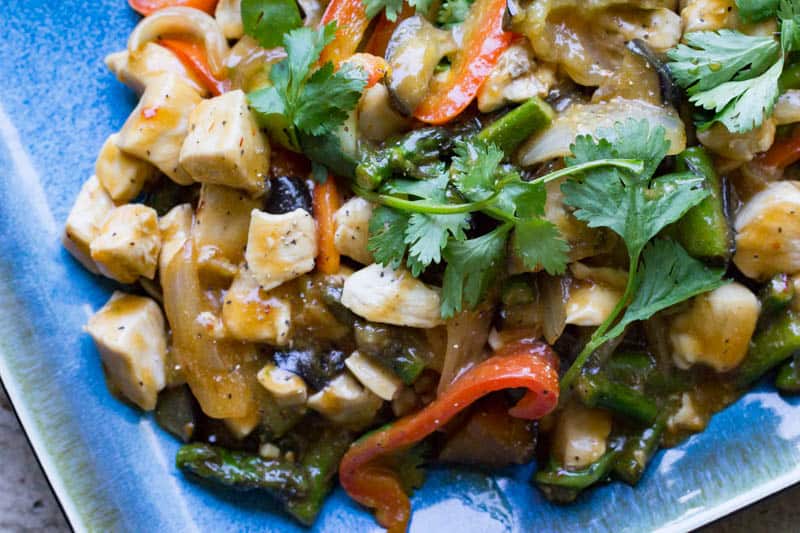 Chicken and Eggplant Stir-Fry | Easy dinner recipe