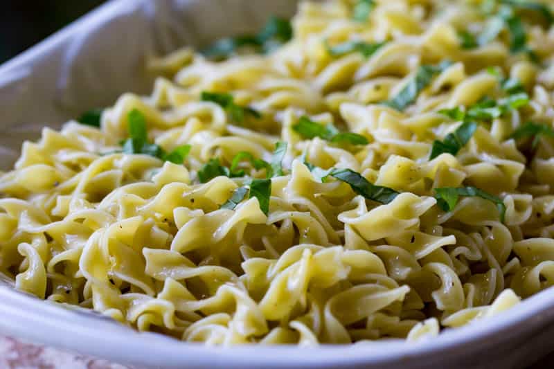 Easy Buttered Noodles Simple Pasta SideDish Recipe