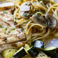Pasta with Mushroom Cream Sauce