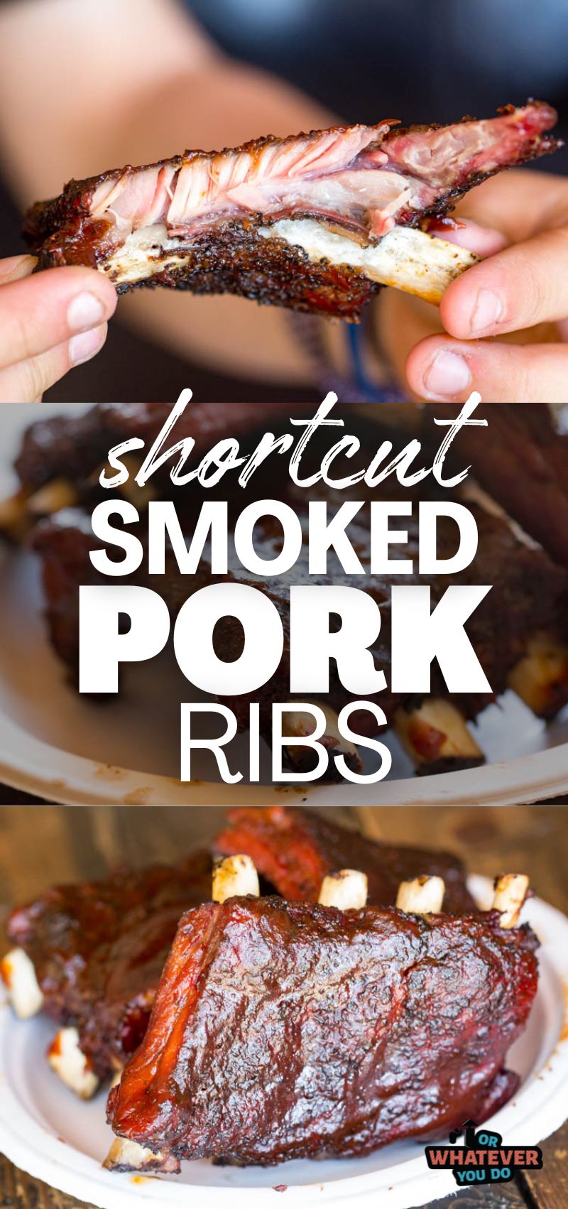 Shortcut Smoked Pork Ribs