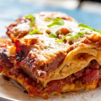 Traeger Grilled Lasagna
