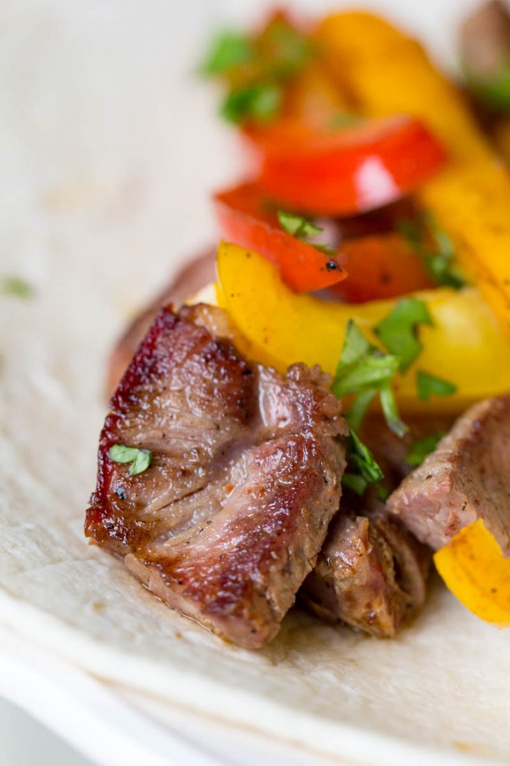 Traeger Steak Fajitas Reverse Seared Pellet Grill Fajitas