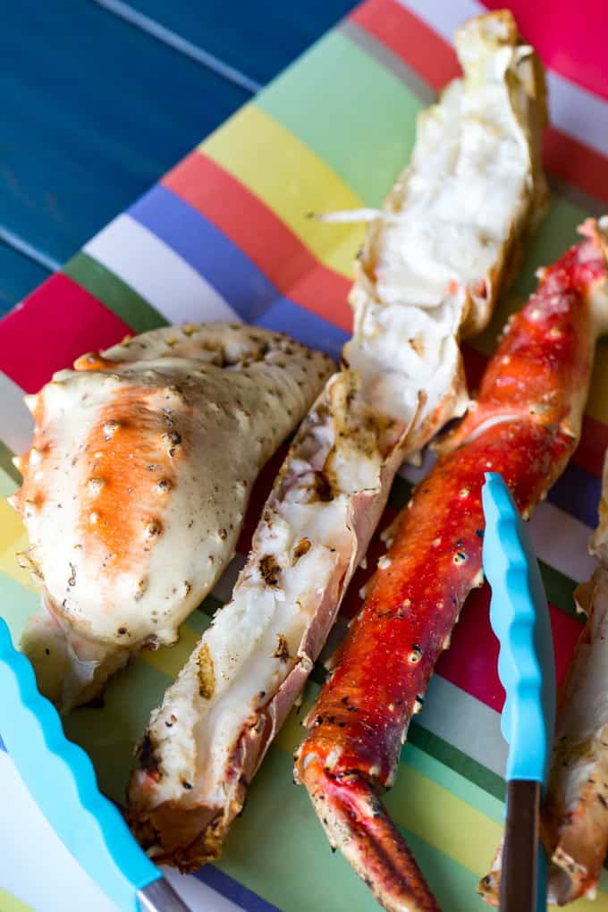 Traeger Grilled King Crab Legs Smoked Pellet Grill King Crab Recipe