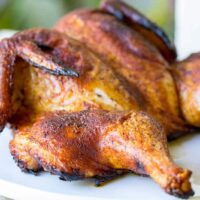 Traeger Smoked Spatchcock Chicken
