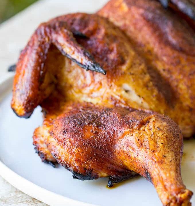 Smoked Spatchcock Chicken