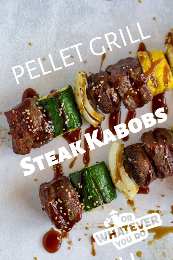 Traeger grilled steak kabobs easy steak kabob recipe with vegetables