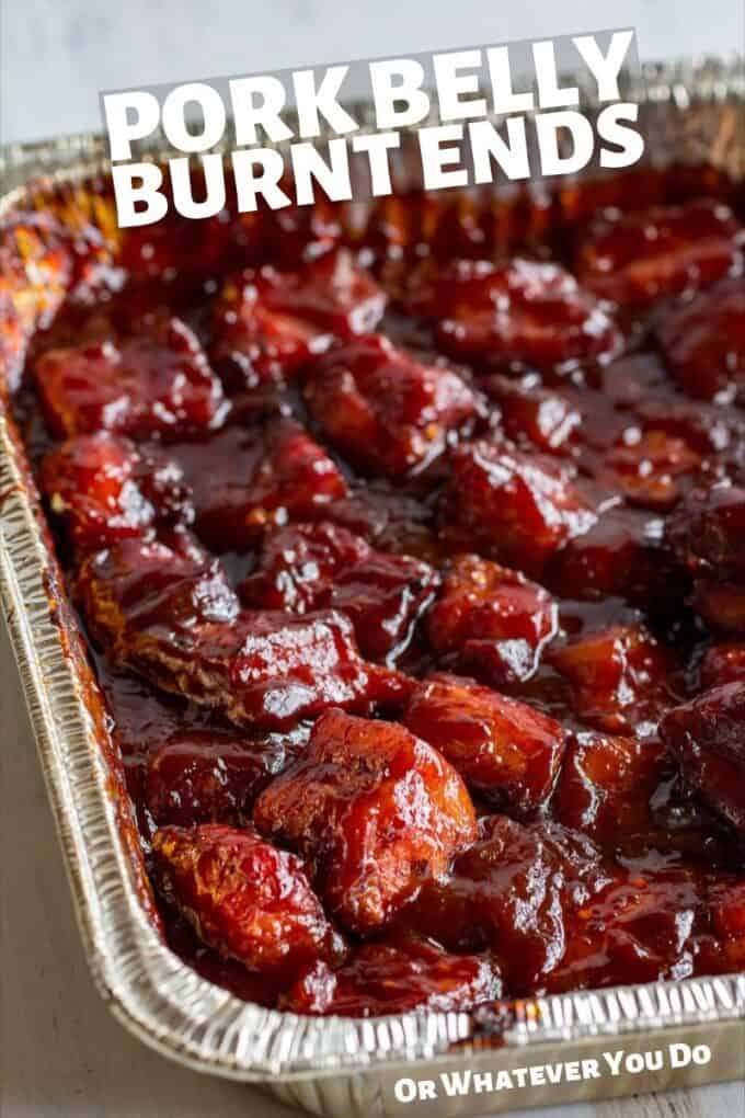Pork Belly Burnt Ends Pellet Grill Smoked Burnt Ends