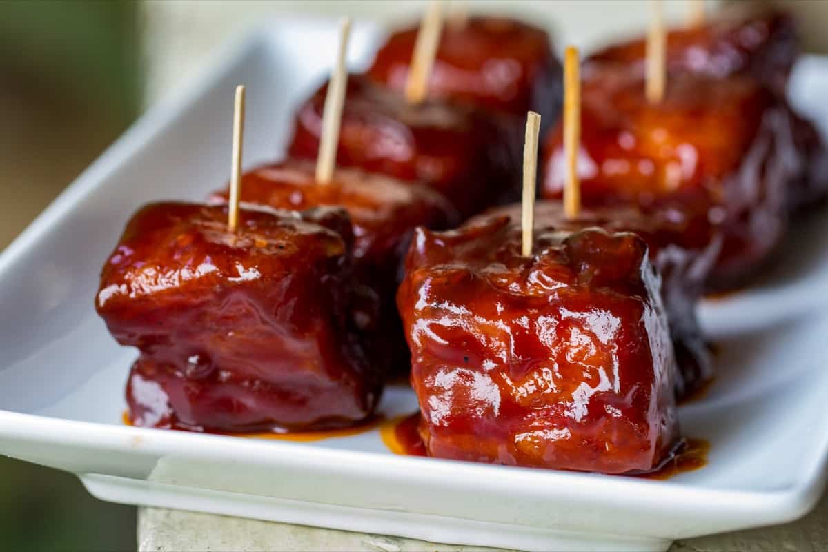 Pork Belly Burnt Ends OWYD Traeger Burnt Ends