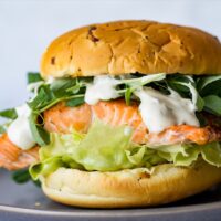 Grilled Salmon Sandwich