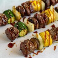Traeger Steak Kabobs