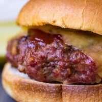 Traeger Mini Meatloaf Sandwiches