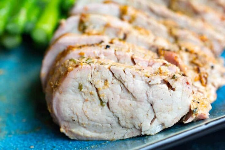 Traeger Pork Tenderloin with Mustard Sauce