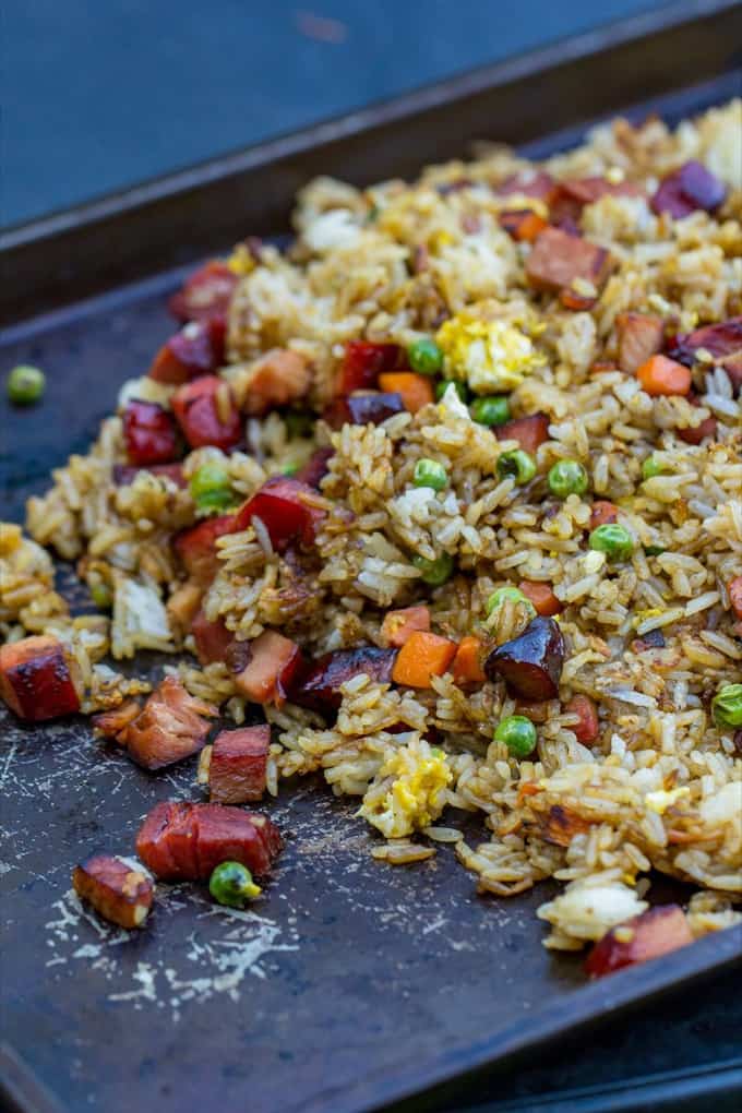 Pork Fried Rice - Dinner at the Zoo