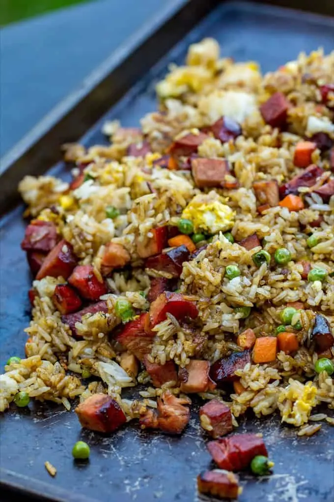 Pork Fried Rice - Dinner at the Zoo