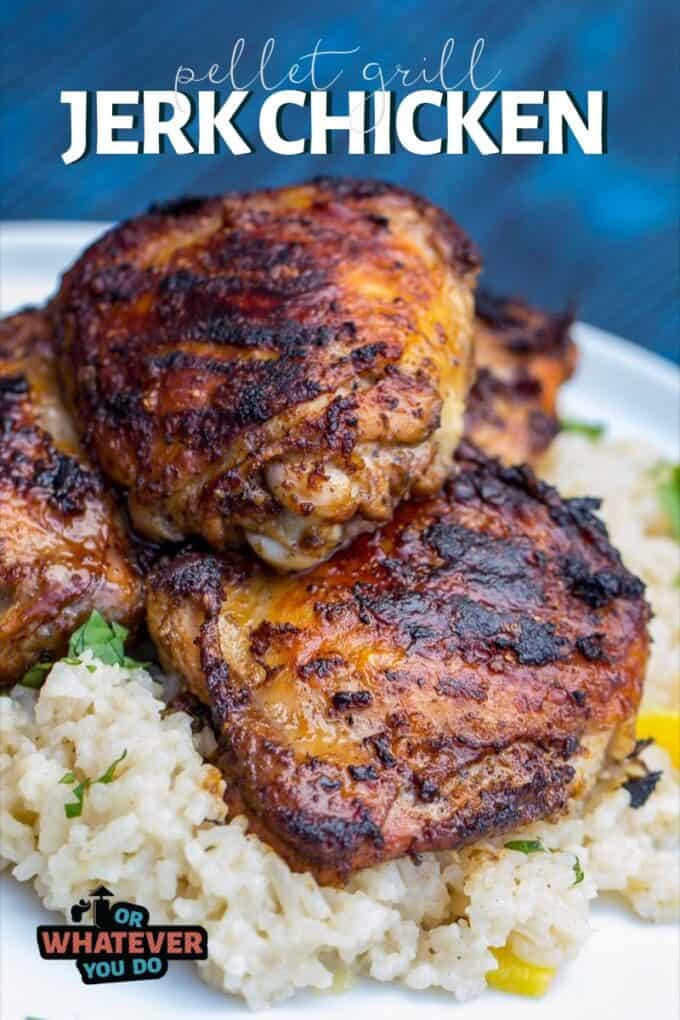 Pellet Grill Jerk Chicken Thighs Traeger Smoked Jerk Chicken Recipe