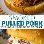 Smoked Pulled Pork with Costco Pork Sirloin Tip Roasts