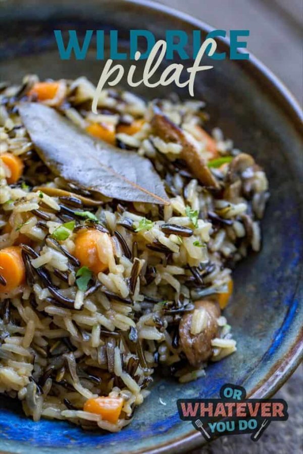 Wild Rice Pilaf Easy homemade side dish recipe from OWYD