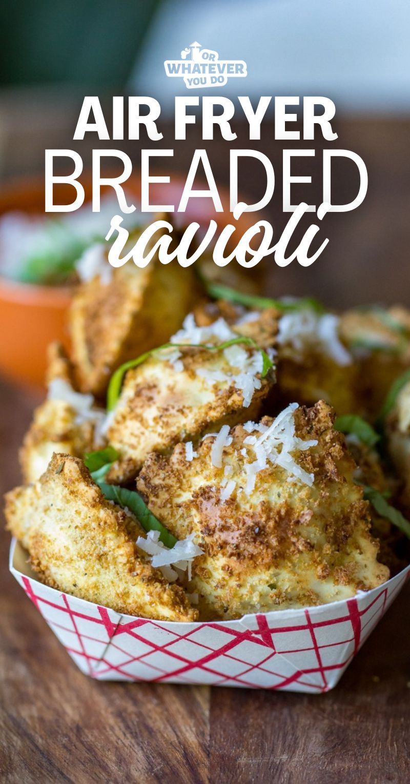 Air Fryer Breaded Ravioli