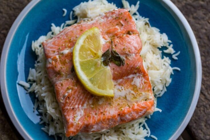 Grilled Salmon in Foil