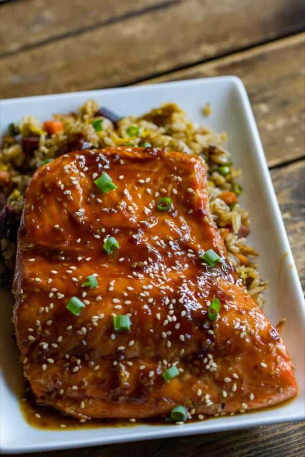 Grilled Teriyaki Salmon Pellet Grill Salmon Recipe