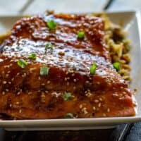 Grilled Teriyaki Salmon