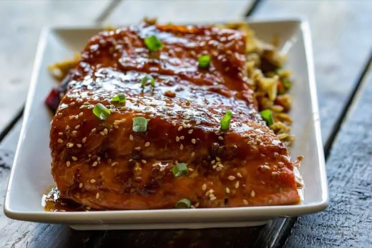 Grilled Teriyaki Salmon