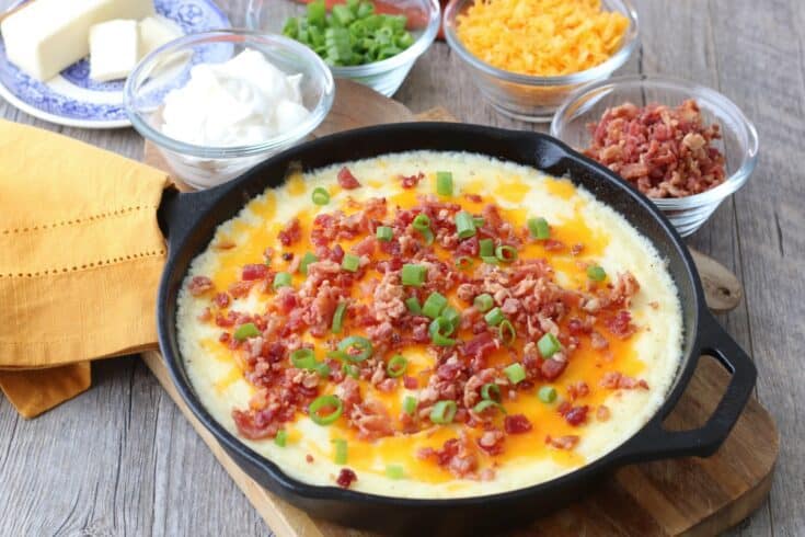 Loaded Smoked Mashed Potatoes