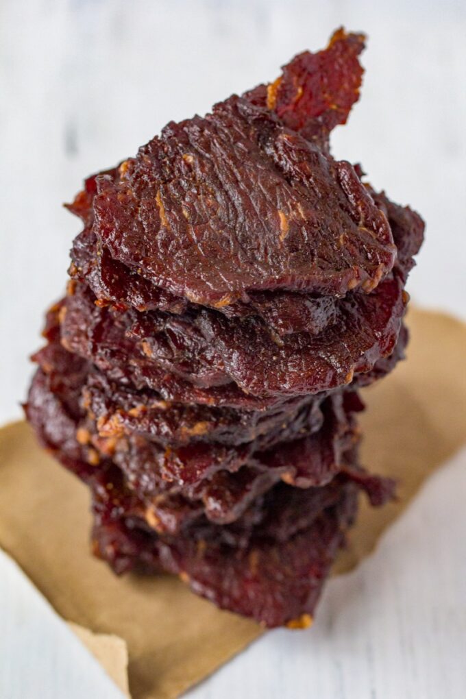 Bulgogi Beef Jerky stacked