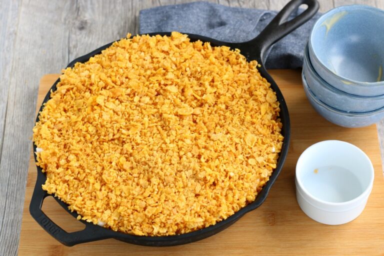Traeger Funeral Potatoes Easy, cheesy grilled side dish recipe