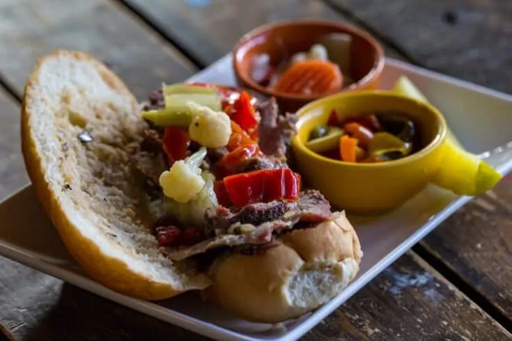 Grilled Italian Beef Sandwich