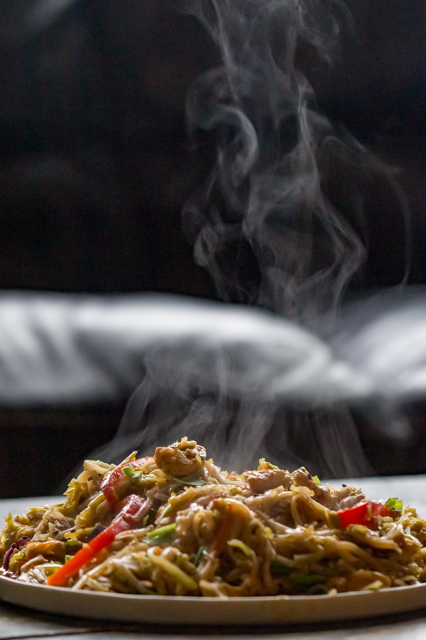 Chicken and Rice Noodles - Easy dinner recipe from Or Whatever You Do!