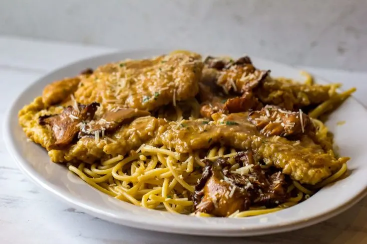 Sherry Chicken with Chanterelles