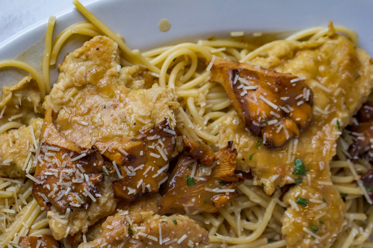 Sherry Chicken with Chanterelles Or Whatever You Do