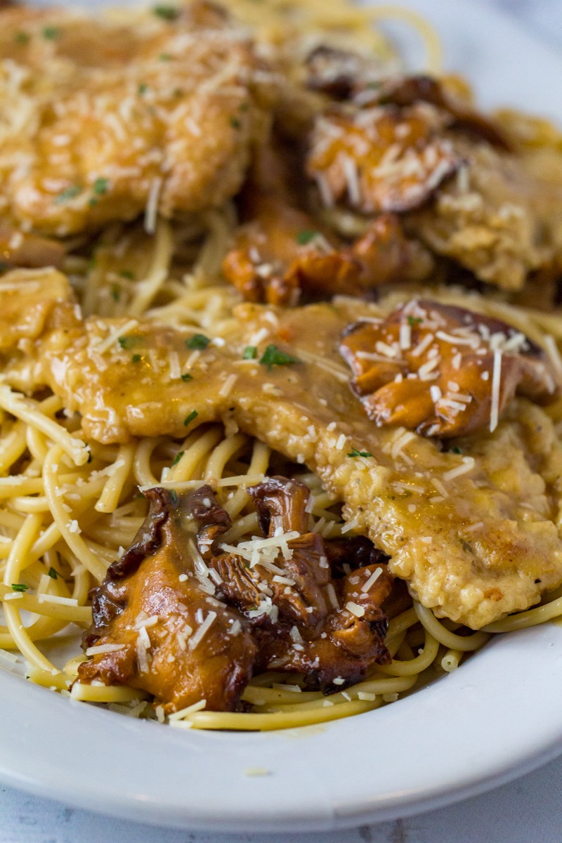 Sherry Chicken with Chanterelles Or Whatever You Do