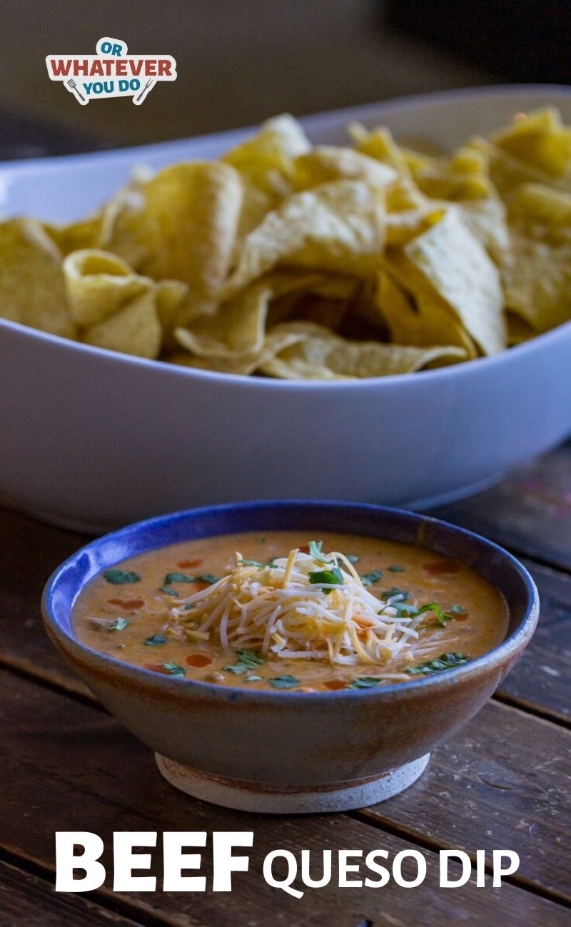 Beef Queso Dip Easy homemade queso without processed cheese