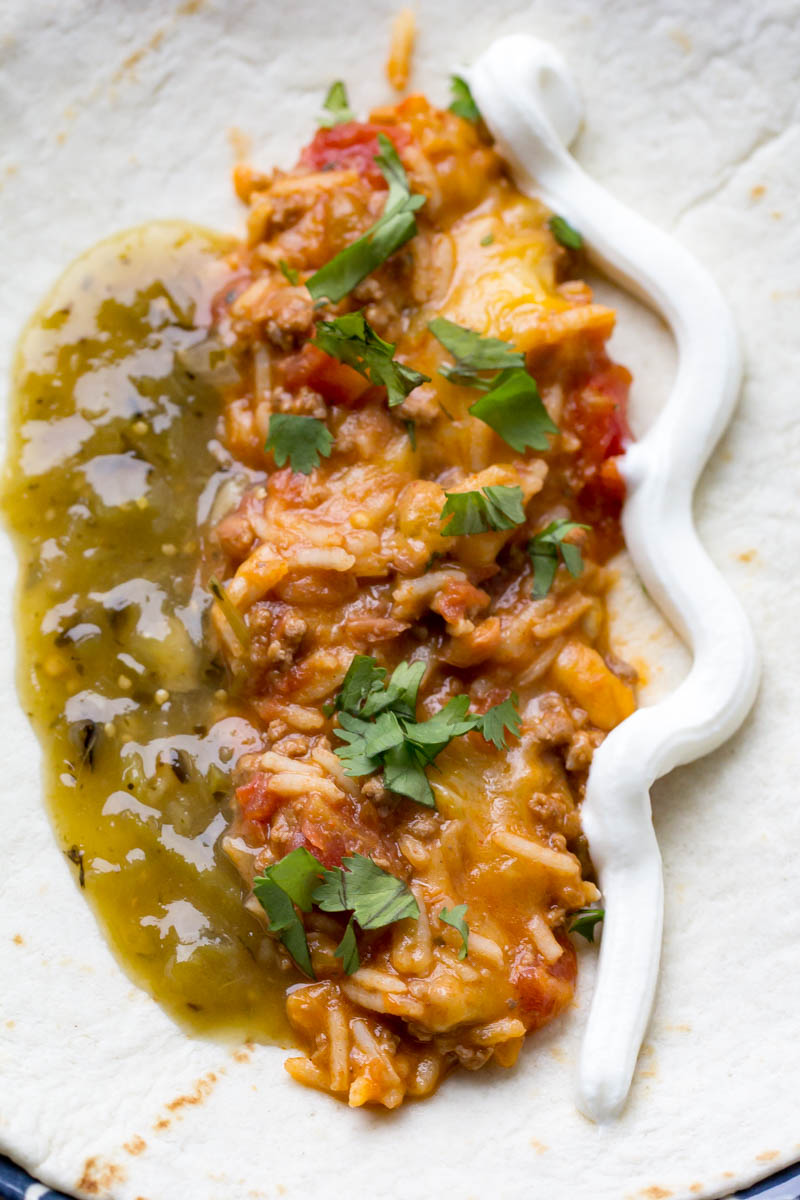 Beef and Bean Burrito Skillet – Easy weeknight dinner recipe