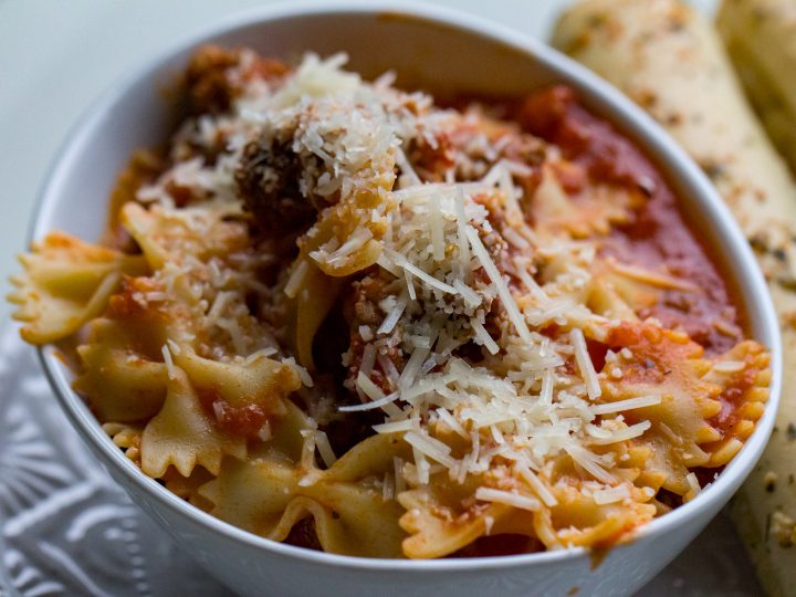 Farfalle and Meat Sauce - Or Whatever You Do