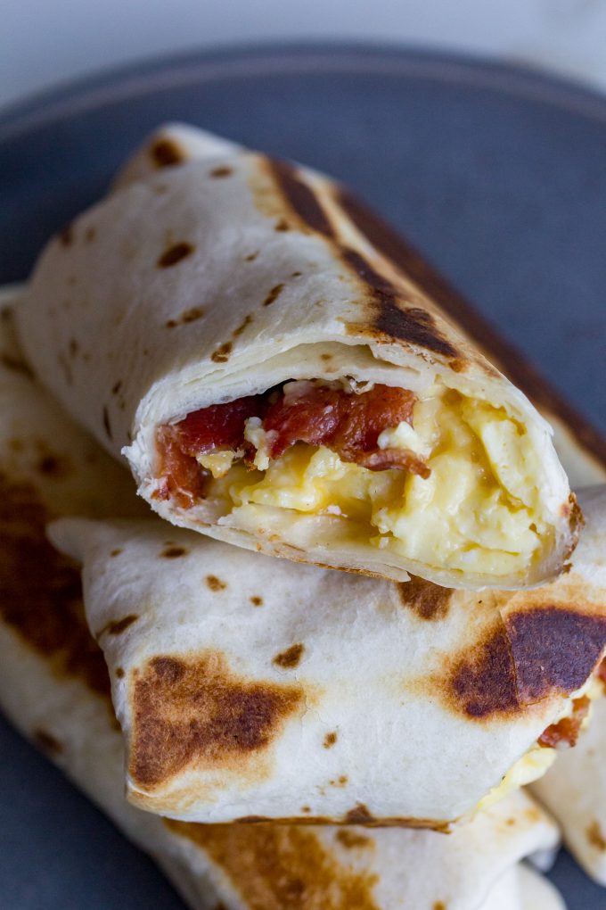 Bacon and Egg Breakfast Wrap